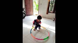 Belajar hulla hoop #hullahoop #hullahoopcommunity