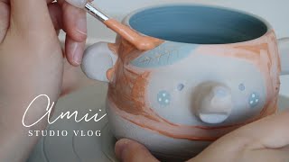 Studio Vlog | How I Got Into Ceramics *emotional*  | Silent Vlog