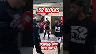 Raul training 52 Blocks w/ Lyte Burly #52blocks #selfdefense