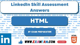 HTML LinkedIn Skill Assessment Answer 2023 | Exam Preparation | LinkedIn Quiz |