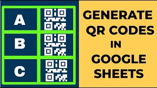 How To Bulk Generate QR Codes In Google Sheets