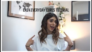 CHEAP, EASY AND BOUNCY HAIR CURLING TUTORIAL