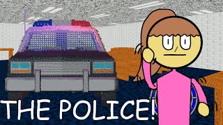 Getting chased by the police! | Baldi's BASICS mod