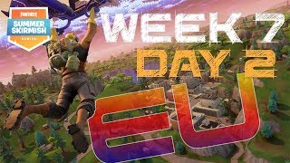 FORTNITE Summer Skirmish Week 7 Day 2 Group 1 ( EU ) Full Recap and Highlights