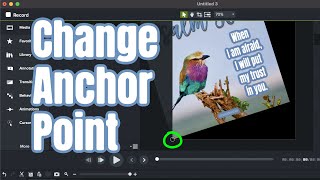 Camtasia - How to Move the Anchor Point of an Asset