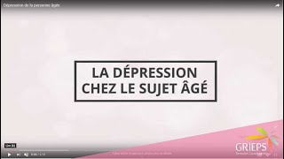 Dépression de la personne âgée