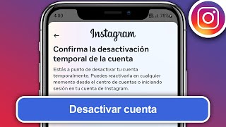 ✅Como DESACTIVAR CUENTA de INSTAGRAM Temporalmente (2024)