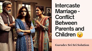 Intercaste Marriage - Conflict between Children & Parents💔. @Gurudev Sri Sri's suggestion to Parents