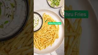 Whipped Feta Dip with Drive-Thru Fries #Shorts