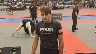 Anthony's No-Gi match at the 2024 NABJJF LA Open