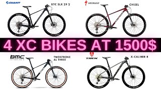 XC Bikes | 1500$ | Giant XTC SLR 29 2 vs Specialized Chisel vs BMC Twostroke AL3 vs Trek X Caliber 8