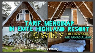 Tarif Menginap Di Emte Highland Resort Ciwidey | Penginapan Murah di Ciwidey