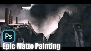 Creating an Epic Matte Painting Shot !! Photoshop Tutorial