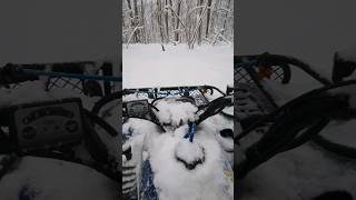 Deep snow #yamaha #kodiak #450