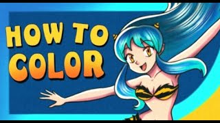 How I Color My Illustrations! (Art Tutorial)