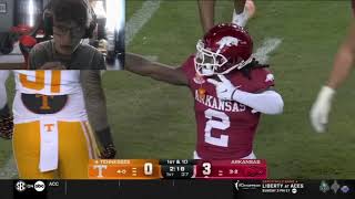 Leach reacts to #4 Tennessee Volunteers VS Arkansas Razorbacks Week6!