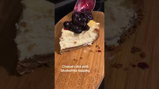 Making my favourite dessert, cheesecake. Enjoy! #haitiancuisine #cheesecake #blueberry #foodie