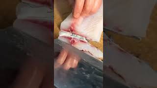 Cutting the fish meat #cactusfoodies #shorts #fish #meat