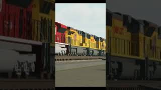 UP 1988 leading Manifest #unionpacific #train #subcribe #shorts #trending #heritageunit