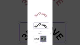 How to make Canva 3D CURVE #canvaglowup