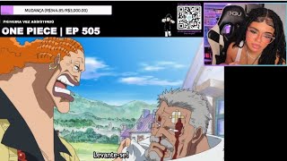 NATHALIA REAGINDO Luffy é quem mais está sofrendo! | ONE PIECE EP - 505