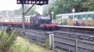 GWR 4566 departing Bridgnorth