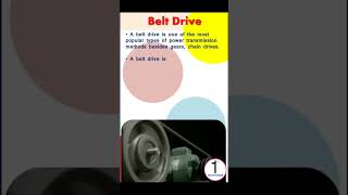 Belt Drive  !!  Mechanical drive