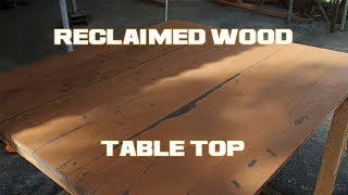 Reclaimed Wood Table Top (Ingco Tools in Action)