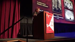 Sylvia Minassian presents 2019 Armin T. Wegner Award