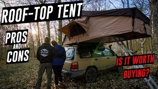 The REAL DEAL with ROOF TOP TENT Camping - PROS and CONS