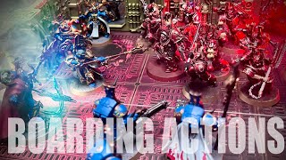 Thousand Sons vs. World Eaters Boarding Actions 2024 Warhammer 40k battle report