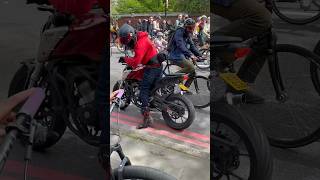 Critical Mass 30th Year Anniversary Part 2🏆#rideout #crazy #bikelife #london  #Wheelie