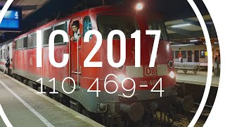 IC 2017 mit 110 469-4 am Augsburger Hauptbahnhof - 29.06.2012