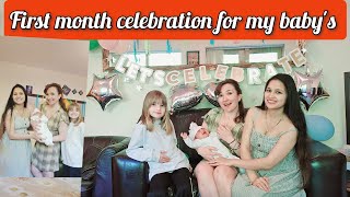 1 month celebration for my baby || Indian life in Ireland ||