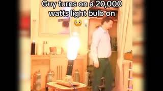 20000 watts light bulb 💡 #physi #science