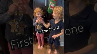 #first wishbone #Watch to the end to see who’s wish comes true