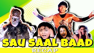 sau saal baad(1989) movie recap | सौ साल बाद movie review 😂| hunter