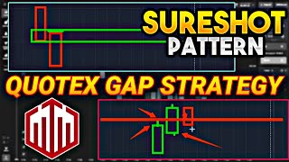 Gap Up Gap Down And Overlap Strategy In Quotex Binary Options 🏆 | Quotex Gaps Strategy