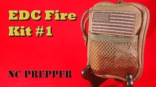 Small Bug Out Bag Fire Starting Kit