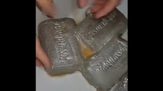 mushy soap ASMR SOAKED SOAP Soaked soap satisfying smile video asmr #satisfying 🤩