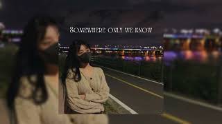 Somewhere only we know - keane (Sped up)