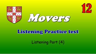 Movers Listening Practice for Part (4) - 12