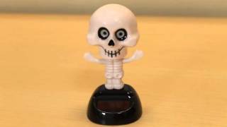 Skeleton Solar Halloween Jiggler