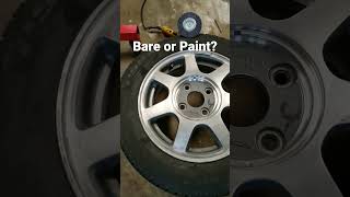 Aluminum Wheel Reconditioning! Bare or Painted??