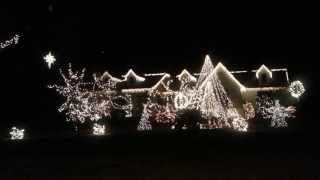 Synchronized Light Show on White Station in Memphis