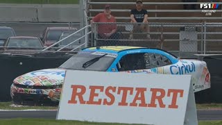 GROUP B QUALIFYING FINISH ALLMENDINGER CRASH - 2024 PACIFIC OFFICE 147 NASCAR XFINITY PORTLAND