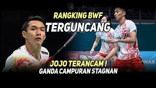 MENCENGANGKAN! Ranking BWF Terbaru Bikin Geger, Jojo Terancam, Ganda Campuran Mandek