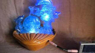 PORTABLE FOUNTAIN with SOLAR MOBILE CHARGER.MOV