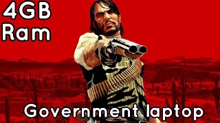 Red Dead Redemption 1 Government laptop gameplay | amd r4 graphics | 4GB Ram | lenovo e41-15