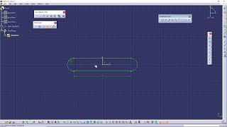 9. CATIA Sketcher 강좌 - Elongated Hole, Cylindrical Elongated Hole 스케치